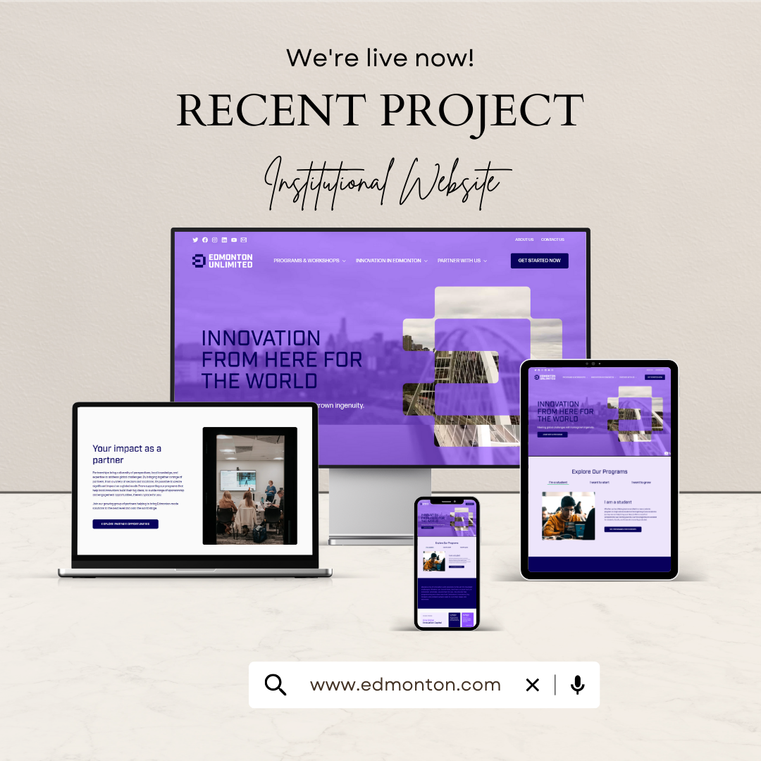 Edmonton Unlimited Institutional Website