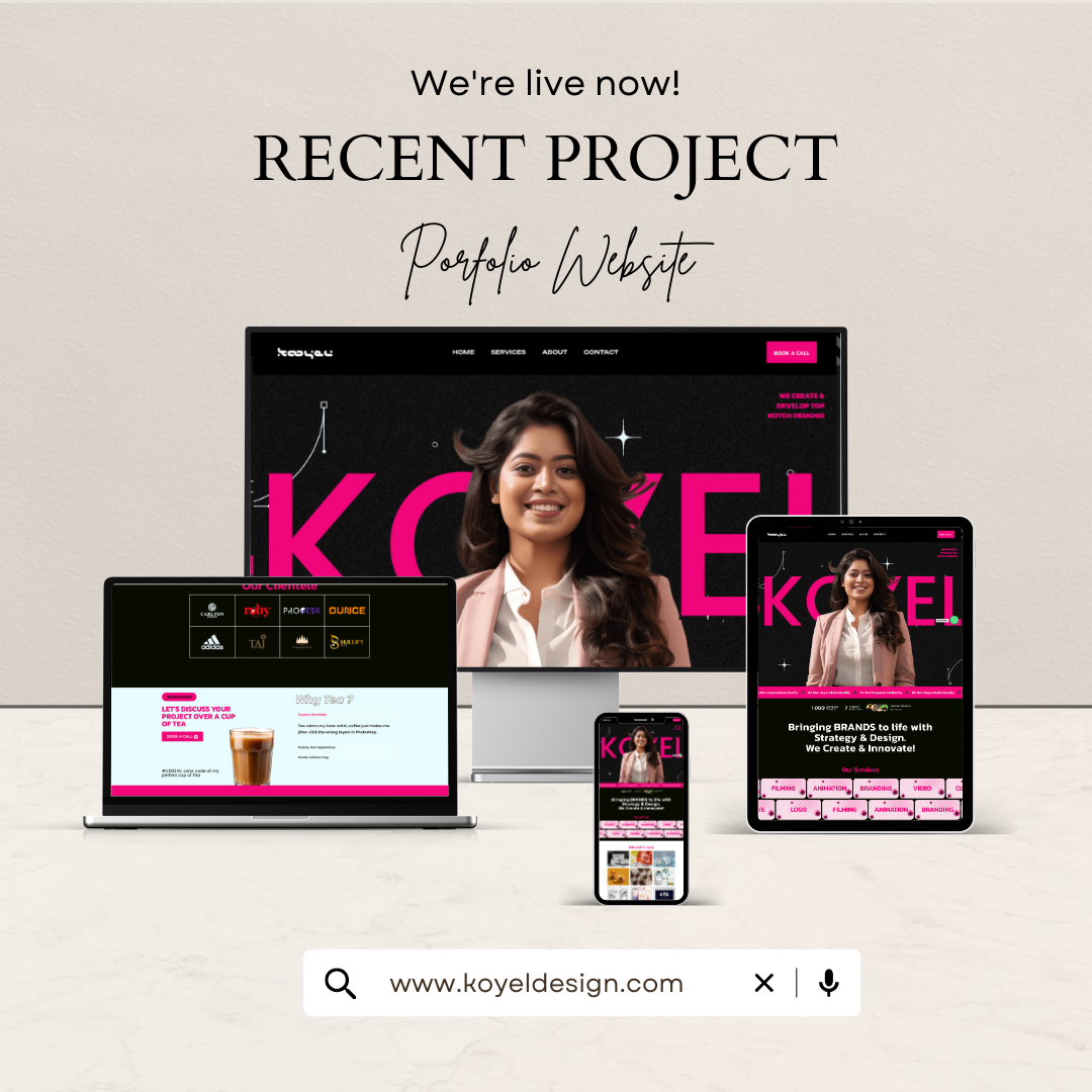 Koyel Design Portfolio Website