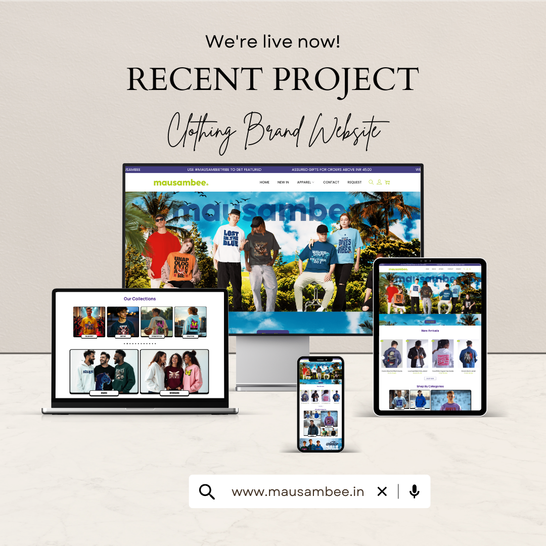 Mausambee Clothing Brand Website
